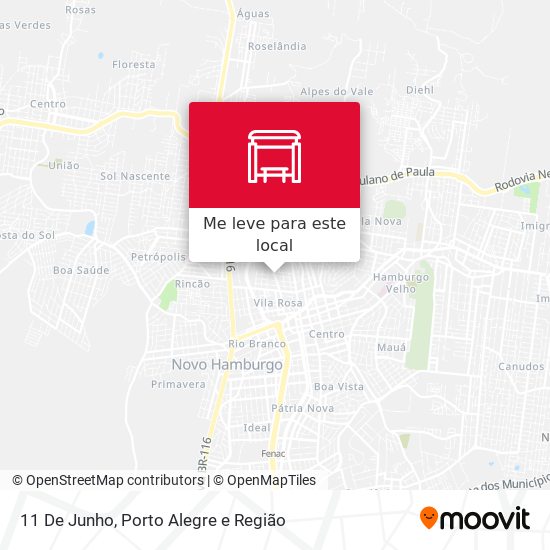 11 De Junho mapa