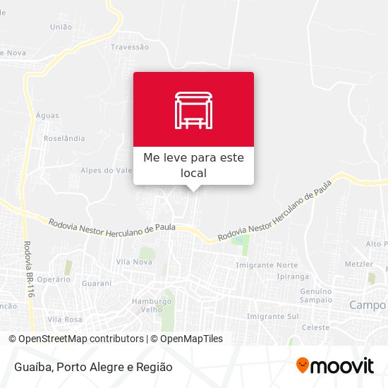 Guaíba mapa