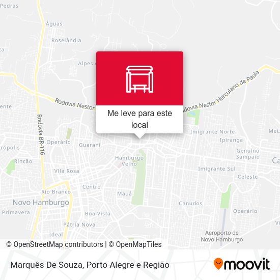 Marquês De Souza mapa