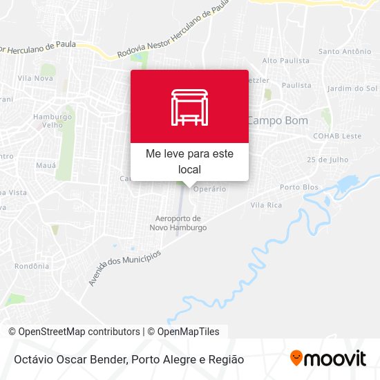 Octávio Oscar Bender mapa