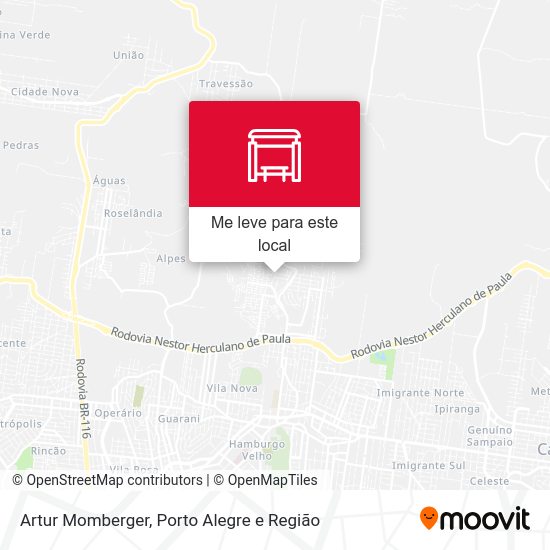 Artur Momberger mapa