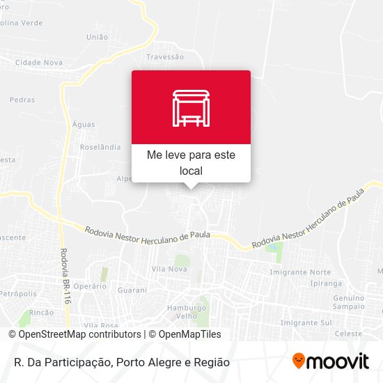 R. Da Participação mapa