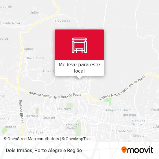 Dois Irmãos mapa