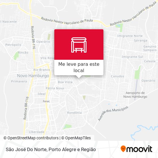 São José Do Norte mapa