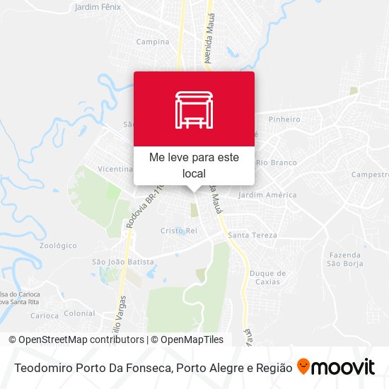 Teodomiro Porto Da Fonseca mapa