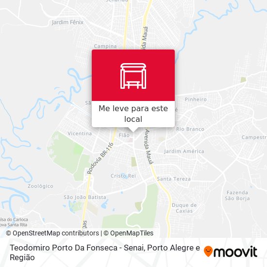 Teodomiro Porto Da Fonseca - Senai mapa