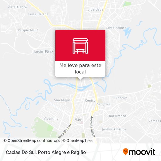 Caxias Do Sul mapa