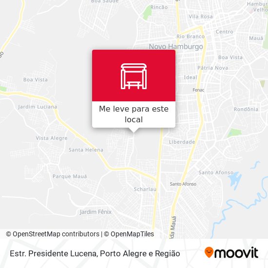 Estr. Presidente Lucena mapa
