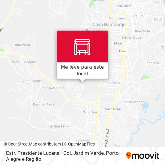 Estr. Presidente Lucena - Col. Jardim Verde mapa