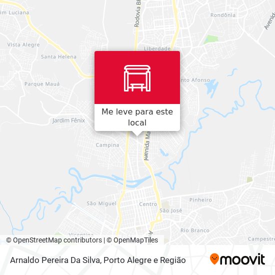 Arnaldo Pereira Da Silva mapa