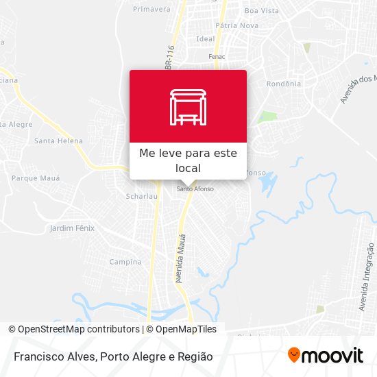Francisco Alves mapa