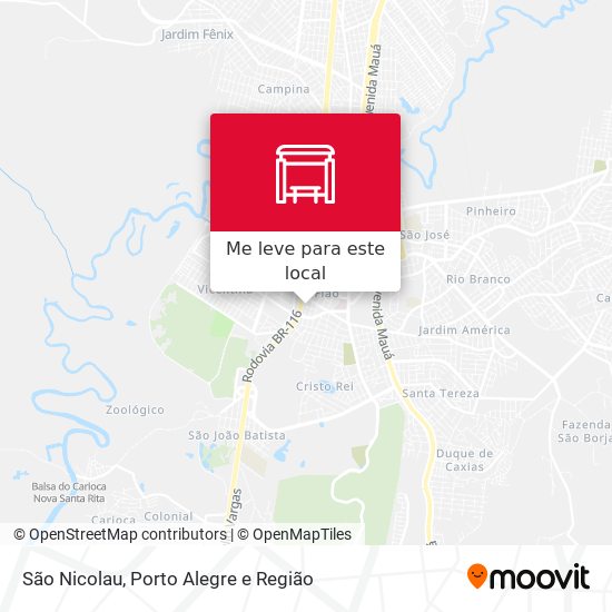 São Nicolau mapa