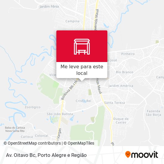 Av. Oitavo Bc mapa