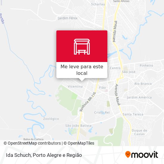 Ida Schuch mapa