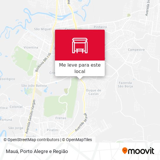 Mauá mapa
