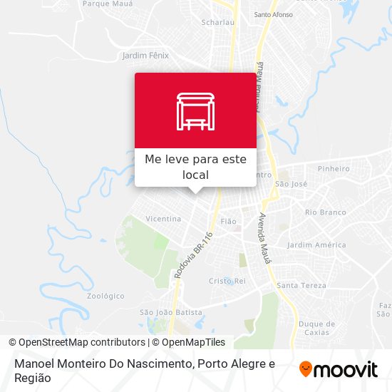 Manoel Monteiro Do Nascimento mapa