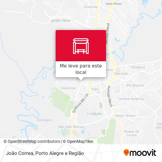 João Correa mapa