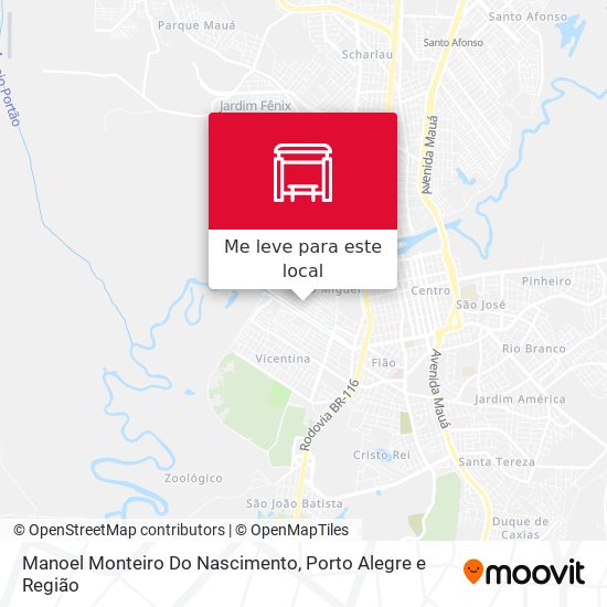Manoel Monteiro Do Nascimento mapa