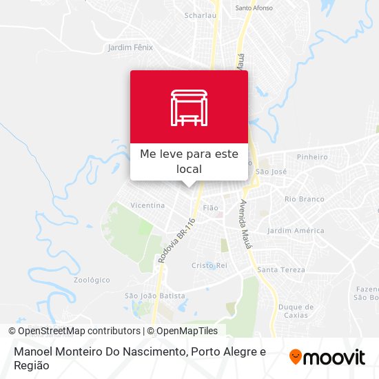 Manoel Monteiro Do Nascimento mapa