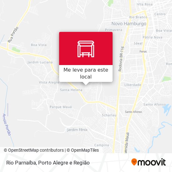 Rio Parnaíba mapa