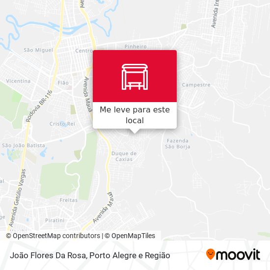 João Flores Da Rosa mapa