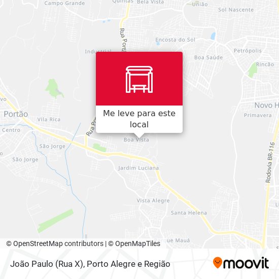 João Paulo (Rua X) mapa