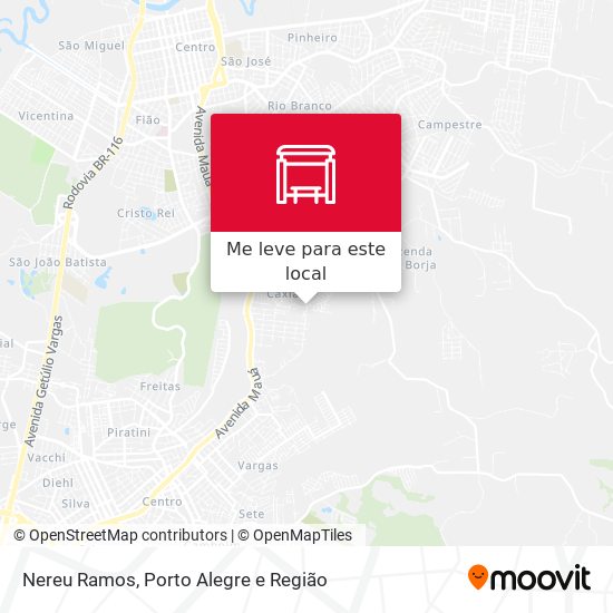Nereu Ramos mapa