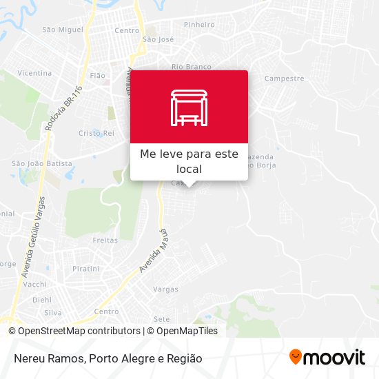 Nereu Ramos mapa