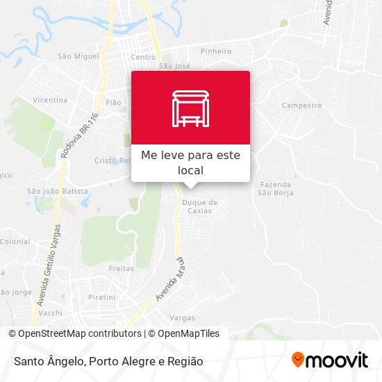 Santo Ângelo mapa