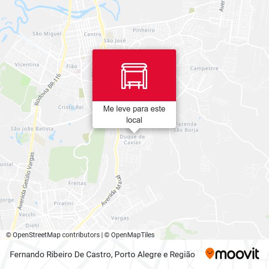 Fernando Ribeiro De Castro mapa