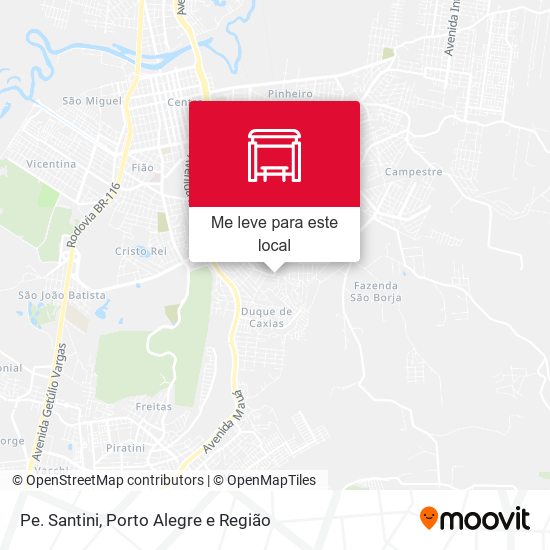 Pe. Santini mapa