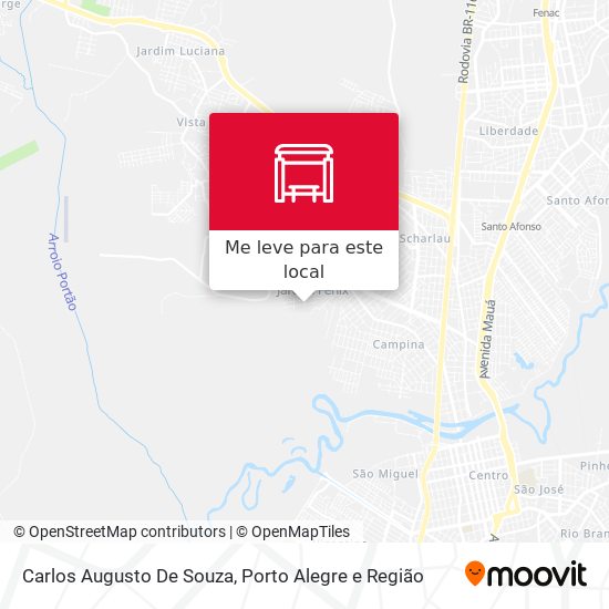 Carlos Augusto De Souza mapa