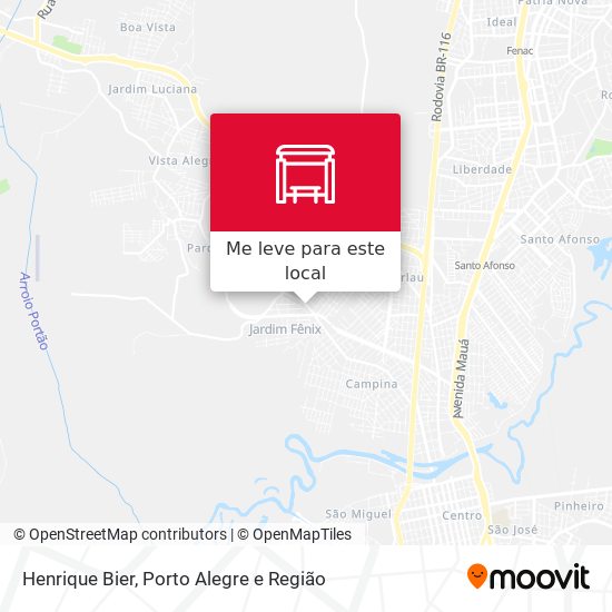 Henrique Bier mapa