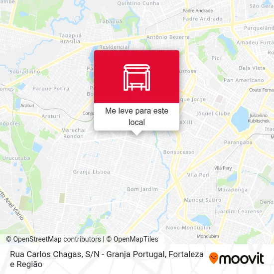 Rua Carlos Chagas, S / N - Granja Portugal mapa