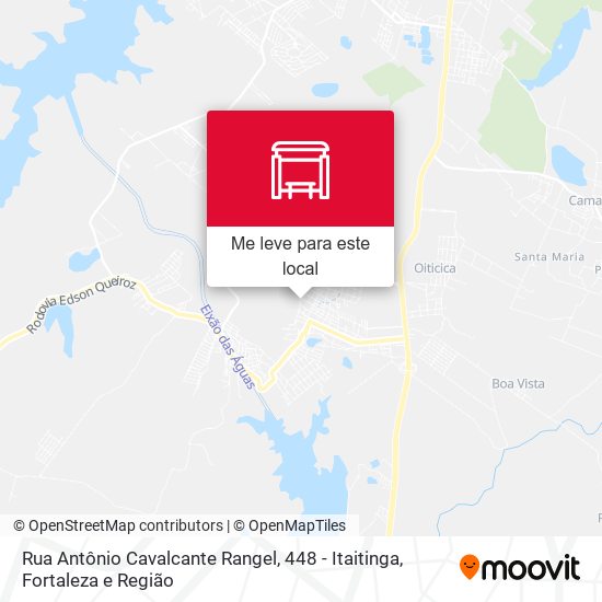 Rua Antônio Cavalcante Rangel,  448 - Itaitinga mapa