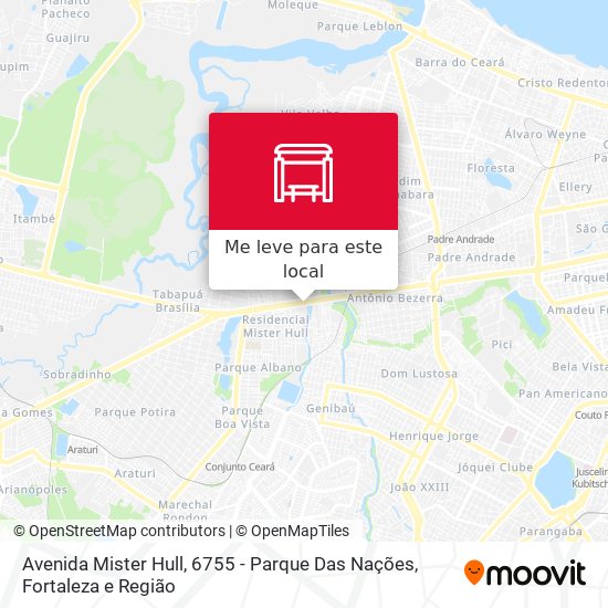 Avenida Mister Hull, 6755 - Parque Das Nações mapa