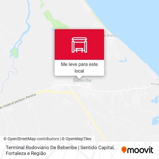 Terminal Rodoviário De Beberibe | Sentido Capital mapa