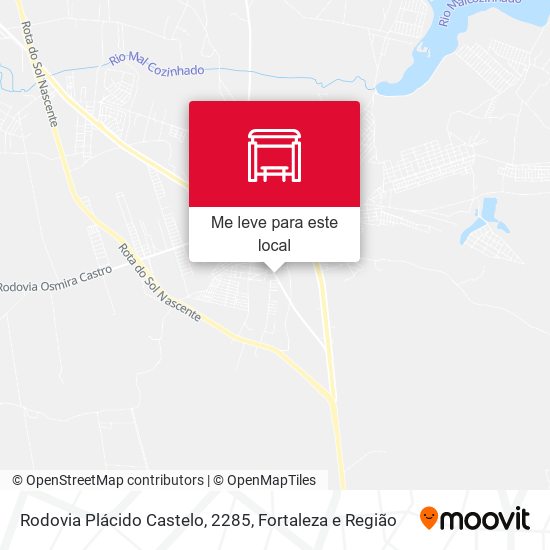 Rodovia Plácido Castelo, 2285 mapa