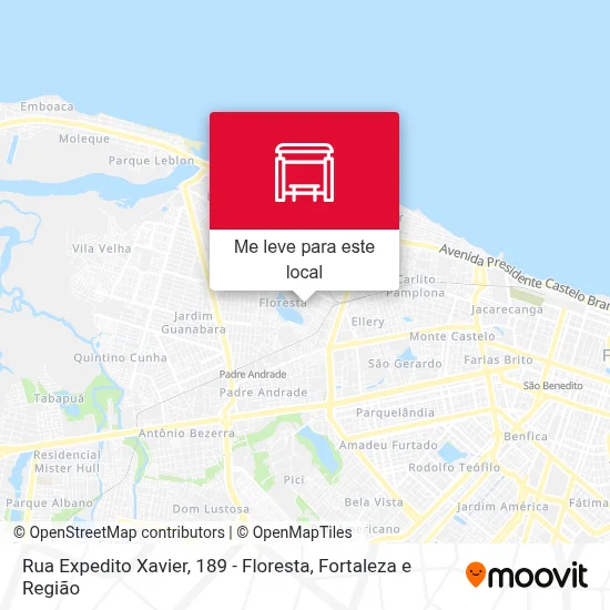 Rua Expedito Xavier, 189 - Floresta mapa