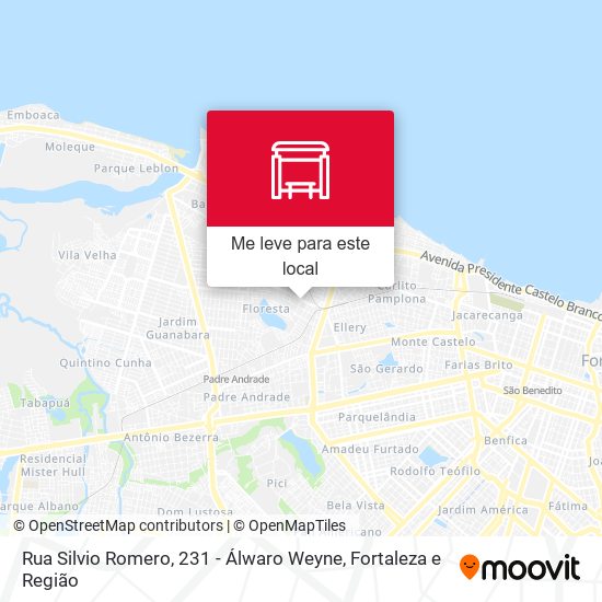 Rua Silvio Romero, 231 - Álwaro Weyne mapa
