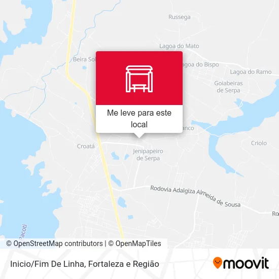 Inicio/Fim De Linha mapa