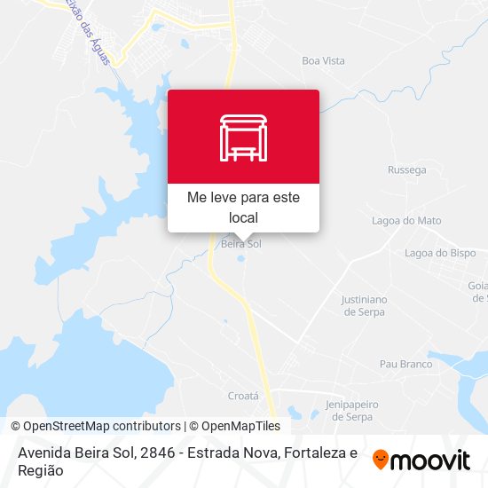 Avenida Beira Sol, 2846 - Estrada Nova mapa