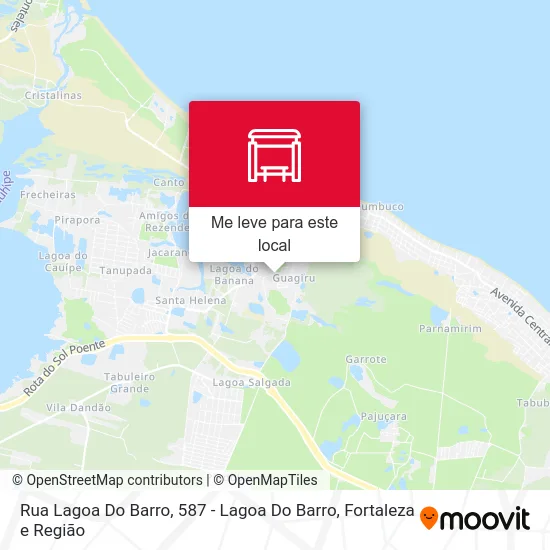 Rua Lagoa Do Barro, 587 - Lagoa Do Barro mapa