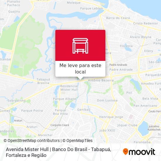 Avenida Mister Hull | Banco Do Brasil - Tabapuá mapa