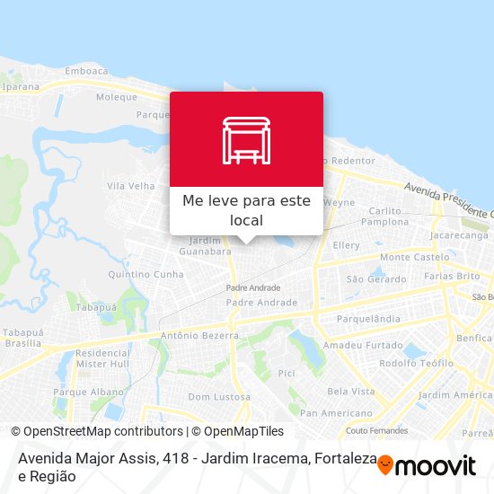 Avenida Major Assis, 418 - Jardim Iracema mapa