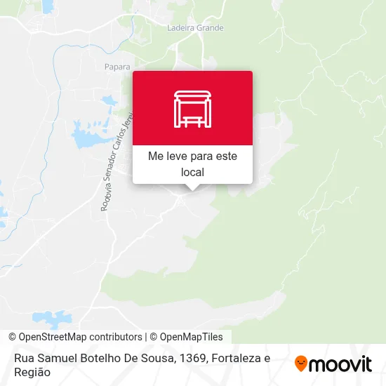 Rua Samuel Botelho De Sousa, 1369 mapa