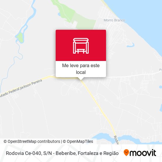 Rodovia Ce-040, S/N - Beberibe mapa