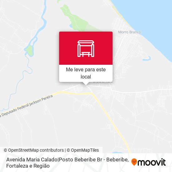 Avenida Maria Calado|Posto Beberibe Br - Beberibe mapa