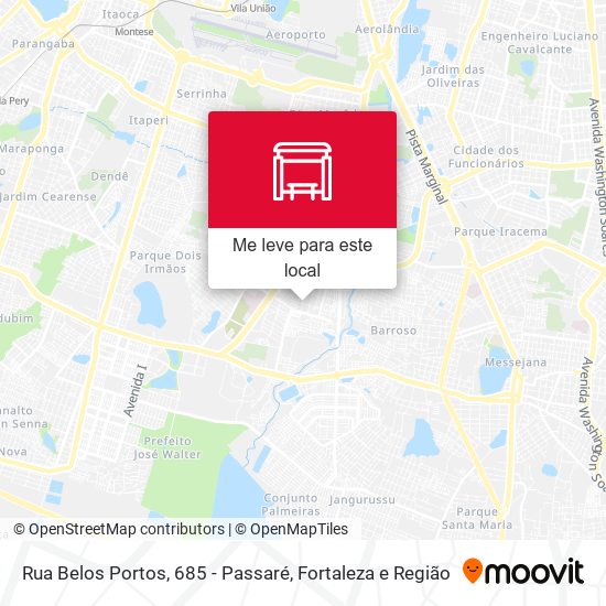 Rua Belos Portos, 685 - Passaré mapa