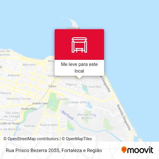 Rua Prisco Bezerra 2055 mapa